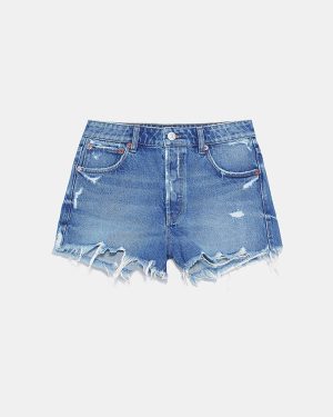 Chân váy mini cotton xếp tầng